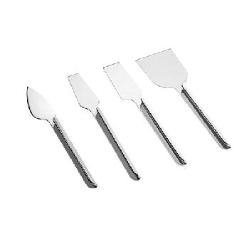 Stainless steel cheese kinfes - Couteaux fromage acier (4pcs)
